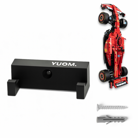 YUOM. Wall Mount voor LEGO Ferrari F1 - incl. schroeven en pluggen